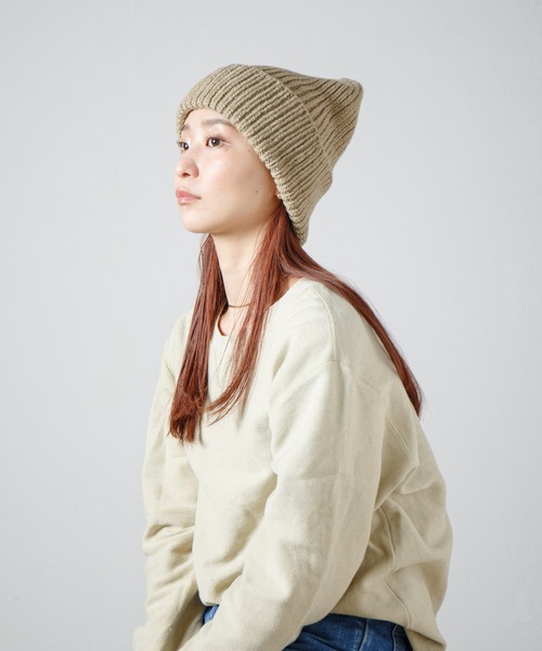 【セール】Whole Garment Huge Knit Beanie / ホールガーメントビッグシルエットニットワッチ（ニットキャップ/ビーニー）｜RACAL（ラカル）