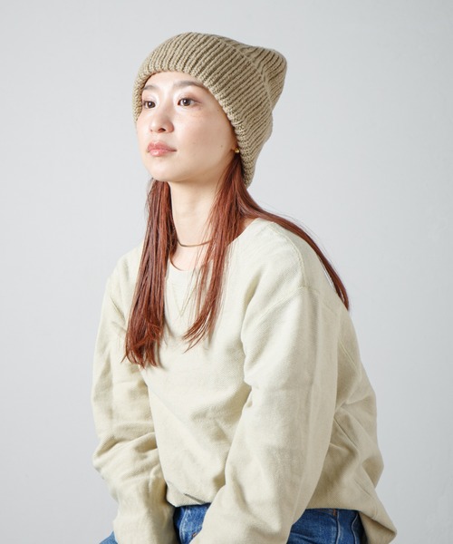 【セール】Whole Garment Huge Knit Beanie / ホールガーメントビッグシルエットニットワッチ（ニットキャップ/ビーニー）｜RACAL（ラカル）