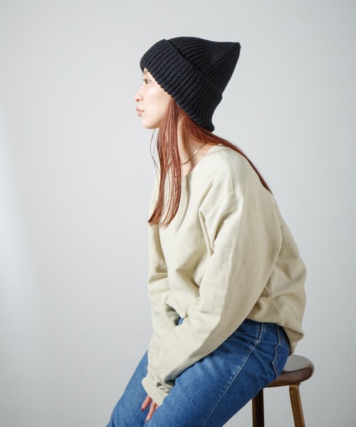 【セール】Whole Garment Huge Knit Beanie / ホールガーメントビッグシルエットニットワッチ（ニットキャップ/ビーニー）｜RACAL（ラカル）