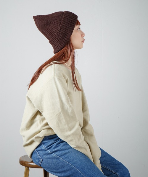 【セール】Whole Garment Huge Knit Beanie / ホールガーメントビッグシルエットニットワッチ（ニットキャップ/ビーニー）｜RACAL（ラカル）