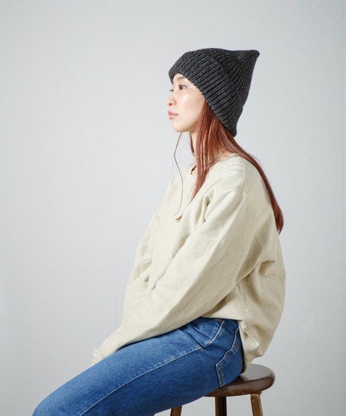 【セール】Whole Garment Huge Knit Beanie / ホールガーメントビッグシルエットニットワッチ（ニットキャップ/ビーニー）｜RACAL（ラカル）