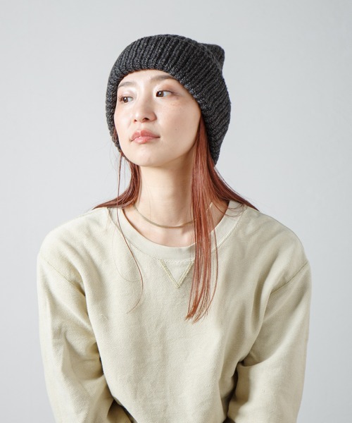 【セール】Whole Garment Huge Knit Beanie / ホールガーメントビッグシルエットニットワッチ（ニットキャップ/ビーニー）｜RACAL（ラカル）
