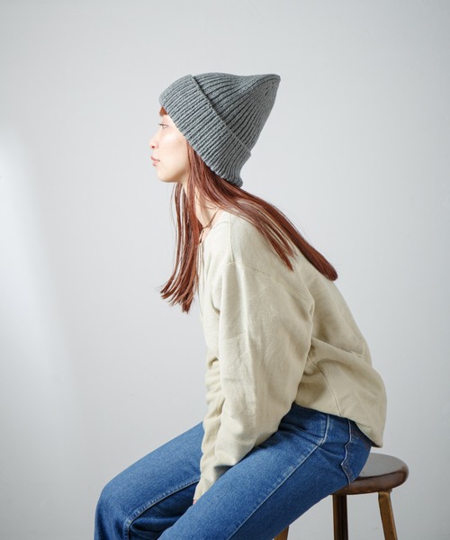 【セール】Whole Garment Huge Knit Beanie / ホールガーメントビッグシルエットニットワッチ（ニットキャップ/ビーニー）｜RACAL（ラカル）