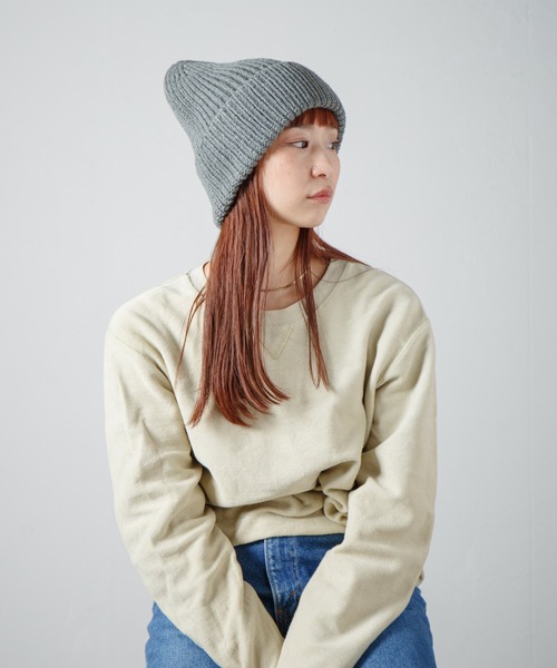 【セール】Whole Garment Huge Knit Beanie / ホールガーメントビッグシルエットニットワッチ（ニットキャップ/ビーニー）｜RACAL（ラカル）