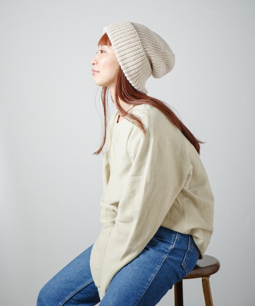 【セール】Whole Garment Huge Knit Beanie / ホールガーメントビッグシルエットニットワッチ（ニットキャップ/ビーニー）｜RACAL（ラカル）