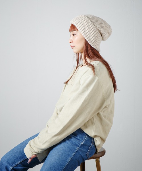 【セール】Whole Garment Huge Knit Beanie / ホールガーメントビッグシルエットニットワッチ（ニットキャップ/ビーニー）｜RACAL（ラカル）