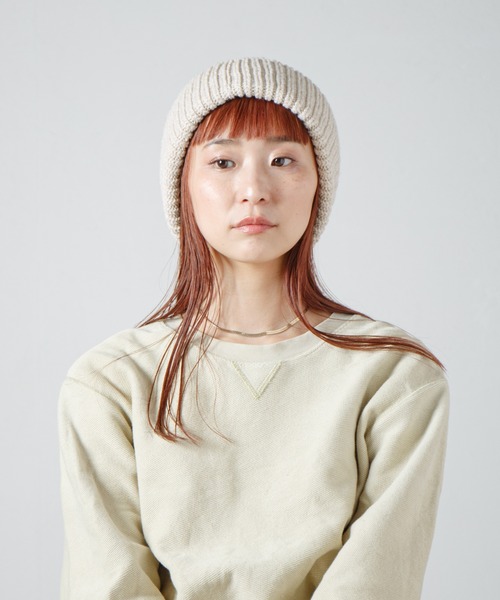 【セール】Whole Garment Huge Knit Beanie / ホールガーメントビッグシルエットニットワッチ（ニットキャップ/ビーニー）｜RACAL（ラカル）