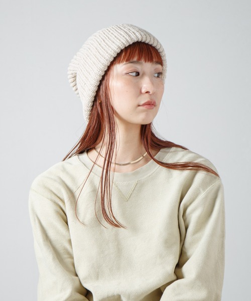 【セール】Whole Garment Huge Knit Beanie / ホールガーメントビッグシルエットニットワッチ（ニットキャップ/ビーニー）｜RACAL（ラカル）