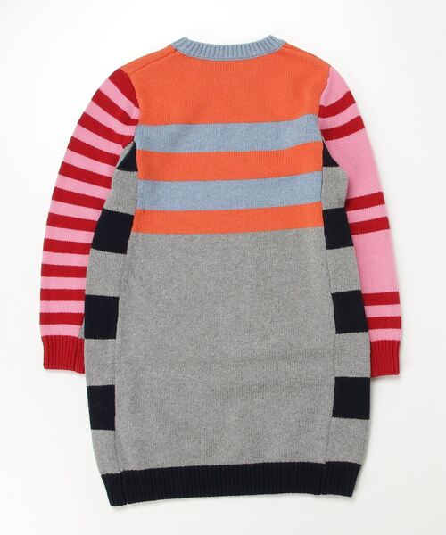 MARNI(マルニ)の「MARNI(マルニ)Kids & Junior カラーブロック長袖ニットワンピース(ワンピース・キッズ・オレンジ・8Y)」の2枚目の写真