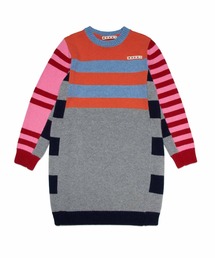 MARNI（マルニ）Kids & Junior カラーブロック長袖ニットワンピース