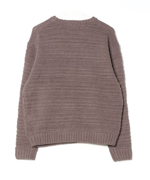 WEB限定/模様編みクルーネックニット（ニット/セーター）｜nano･universe（ナノユニバース）