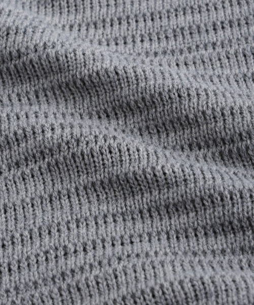 WEB限定/模様編みクルーネックニット（ニット/セーター）｜nano･universe（ナノユニバース）