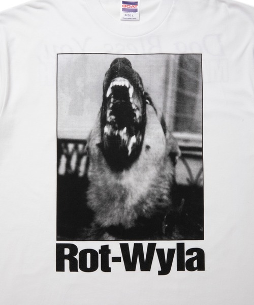ROTTWEILER ロンT WHITE Mサイズ ロットワイラー ROTTWEILER - RW TEE (WHITE)【Hoen - Web】大分県 ロット