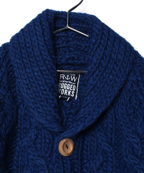 RUGGEDWORKS（ラゲッドワークス）の「ショールカラーカーディガン(80～140㎝)（カーディガン/ボレロ・キッズ・パープル/レッド/ダークブルー・120cm/90cm/130cm/80ｃｍ/100cm/140cm/110cm）」の5枚目の写真