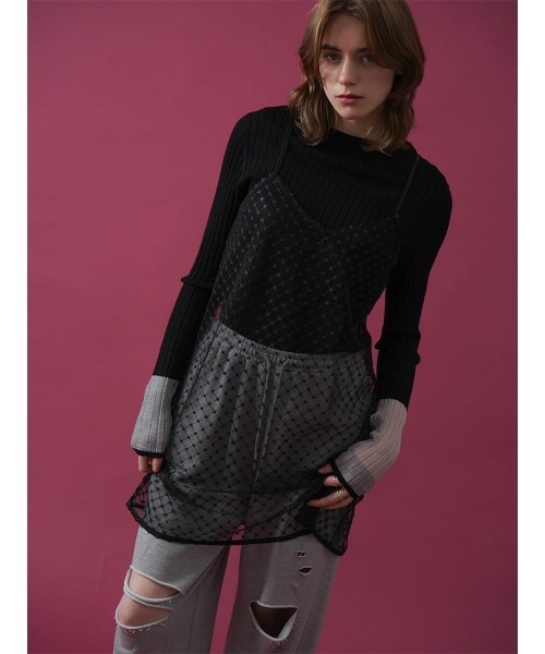 :ETHROF イーサオブ　ワンピース ETHROF（イーサオブ）の「SEQUINS LAYERED ONEPIECE（ワンピース