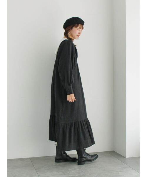 【セール】メッシュ刺繍ベスト付ワンピース（ワンピース）｜TSUHARU by Samansa Mos2（ツハルバイサマンサモスモス）