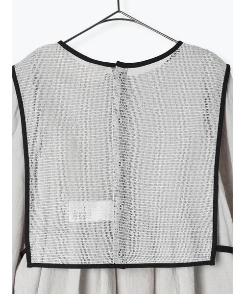 【セール】メッシュ刺繍ベスト付ワンピース（ワンピース）｜TSUHARU by Samansa Mos2（ツハルバイサマンサモスモス）