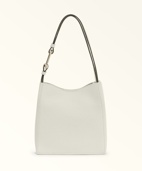 FURLA（フルラ）の「フルラヌヴォラ ミニバケットバッグ（トートバッグ・レディース・ライトオリーブ/ライトブルー/ダークグレー/ライトインディゴブルー/ライトホワイト/コーラル/ブラウン/カーキオリーブ/ライトグレー/ブラック/ライトピンク/チャコールグレー/フューシャピンク/グレイッシュブルー・ONE SIZE）」の2枚目の写真