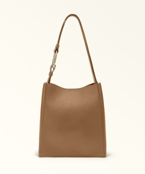 FURLA（フルラ）の「フルラヌヴォラ ミニバケットバッグ（トートバッグ・レディース・ライトオリーブ/ライトブルー/ダークグレー/ライトインディゴブルー/ライトホワイト/コーラル/ブラウン/カーキオリーブ/ライトグレー/ブラック/ライトピンク/チャコールグレー/フューシャピンク/グレイッシュブルー・ONE SIZE）」の7枚目の写真