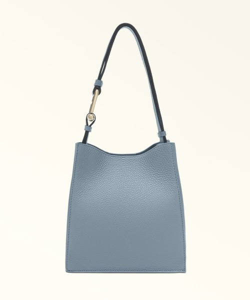 FURLA（フルラ）の「フルラヌヴォラ ミニバケットバッグ（トートバッグ・レディース・ライトオリーブ/ライトブルー/ダークグレー/ライトインディゴブルー/ライトホワイト/コーラル/ブラウン/カーキオリーブ/ライトグレー/ブラック/ライトピンク/チャコールグレー/フューシャピンク/グレイッシュブルー・ONE SIZE）」の11枚目の写真