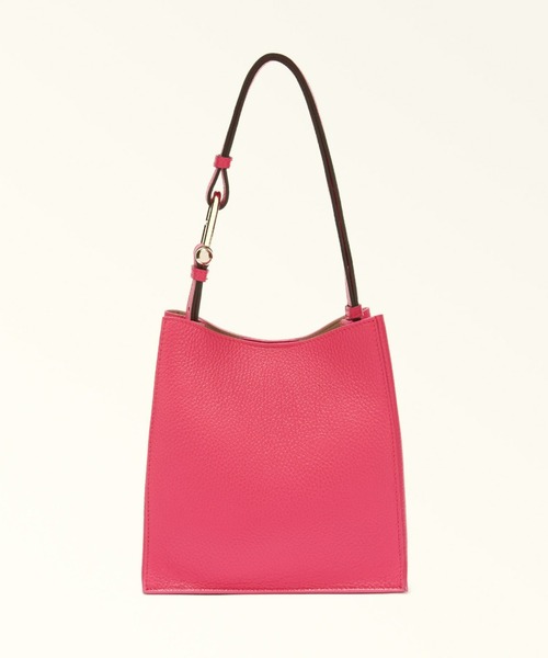 FURLA（フルラ）の「フルラヌヴォラ ミニバケットバッグ（トートバッグ・レディース・ライトオリーブ/ライトブルー/ダークグレー/ライトインディゴブルー/ライトホワイト/コーラル/ブラウン/カーキオリーブ/ライトグレー/ブラック/ライトピンク/チャコールグレー/フューシャピンク/グレイッシュブルー・ONE SIZE）」の13枚目の写真