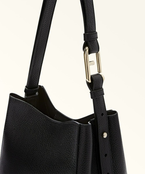 FURLA（フルラ）の「フルラヌヴォラ ミニバケットバッグ（トートバッグ・レディース・ライトオリーブ/ライトブルー/ダークグレー/ライトインディゴブルー/ライトホワイト/コーラル/ブラウン/カーキオリーブ/ライトグレー/ブラック/ライトピンク/チャコールグレー/フューシャピンク/グレイッシュブルー・ONE SIZE）」の20枚目の写真