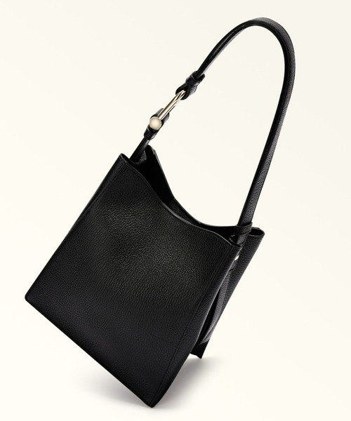 FURLA（フルラ）の「フルラヌヴォラ ミニバケットバッグ（トートバッグ・レディース・ライトオリーブ/ライトブルー/ダークグレー/ライトインディゴブルー/ライトホワイト/コーラル/ブラウン/カーキオリーブ/ライトグレー/ブラック/ライトピンク/チャコールグレー/フューシャピンク/グレイッシュブルー・ONE SIZE）」の21枚目の写真