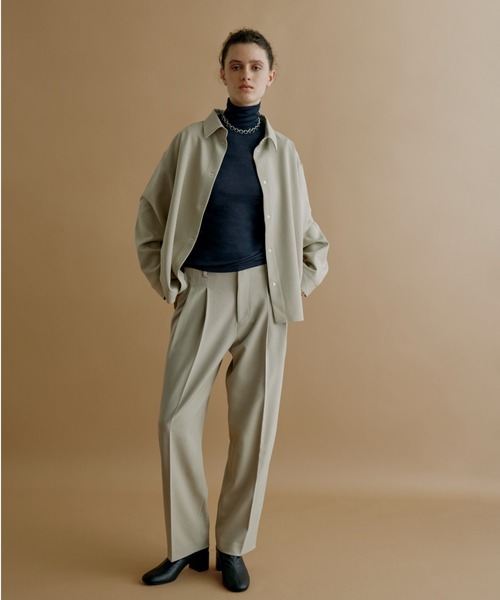 kiehtova（キエトヴァ）の「【kiehtova】FORM PANTS/フォーム パンツ（スラックス・レディース・ブラック/ベージュ・M/L）」の21枚目の写真