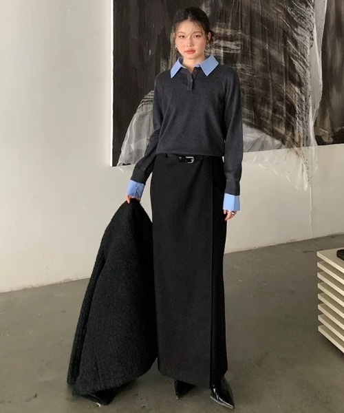 もう値下げしません美品LOULOU WILLOUGHB衿プルオーバーストライプ襟 本日のみ限定価格美品♡LOULOU WILLOUGHB衿プルオーバー