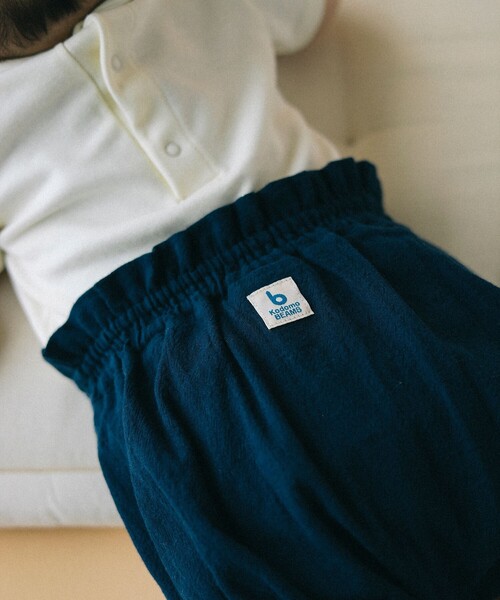 こども ビームス（コドモビームス）の「ベビー ハイウエスト ブルマ 2025（70～80cm）（その他パンツ・キッズ・ネイビー/レッド系その他2・80/70）」の5枚目の写真