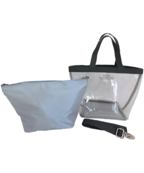 【セール】スケルトンポーチトートバッグ（トートバッグ）｜knot yacht（ノットヨット）