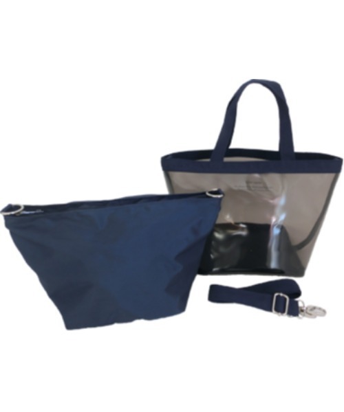 【セール】スケルトンポーチトートバッグ（トートバッグ）｜knot yacht（ノットヨット）