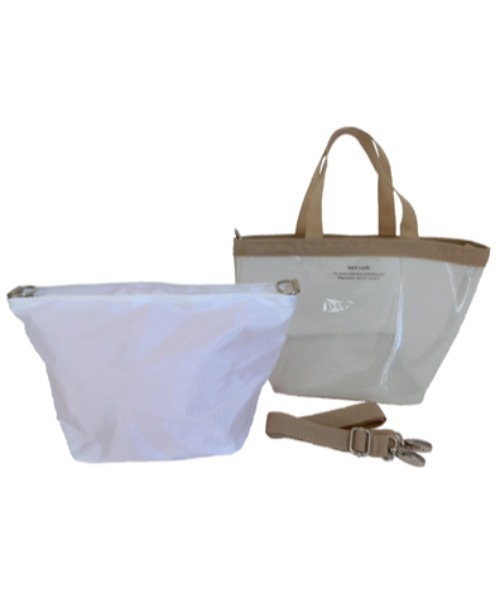 【セール】スケルトンポーチトートバッグ（トートバッグ）｜knot yacht（ノットヨット）