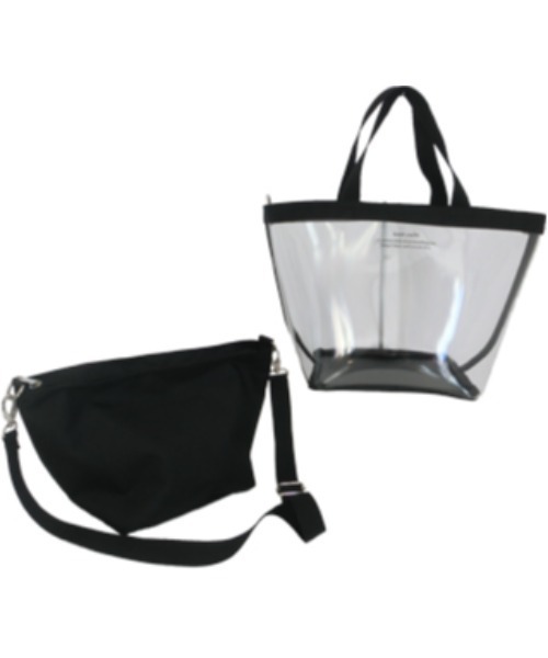 【セール】スケルトンポーチトートバッグ（トートバッグ）｜knot yacht（ノットヨット）