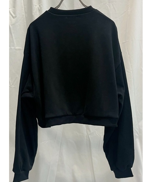 トレーナー スウェット ARCH CUT RIBBON SWEAT/アーチカットリボンスウェット レディース hugi トレーナー スウェット ARCH CUT RIBBON SWEAT/アーチ