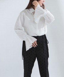 rectangle | プリーツフレアスリーブブラウス(シャツ/ブラウス)