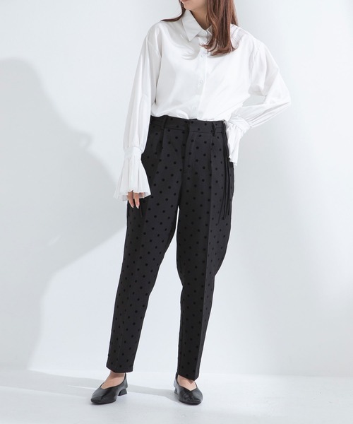 rectangle(レクタングル)の「プリーツフレアスリーブブラウス(シャツ/ブラウス・レディース・ホワイト・LARGE/MEDIUM/X-LARGE)」の2枚目の写真