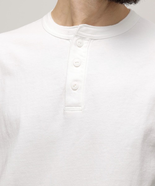 Schott/ショット/PIGMENT OD SS HENLEY NECK T-SHIRT/ピグメント