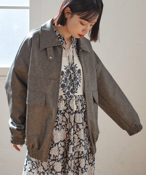 Remind me and forever（リマインドミーアンドフォーエバー）の「【India series】【WEB限定】インドコットン総花柄ワンピース（ワンピース・レディース・ブルー/ブラック/モカ・MEDIUM）」の17枚目の写真