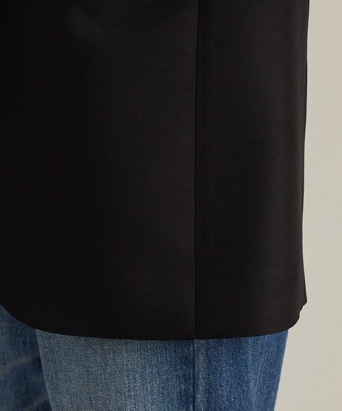 ROPE'(ロペ)の「シルクウールオーバージャケット(テーラードジャケット・レディース・オフホワイト/ブラック・36/38)」の5枚目の写真