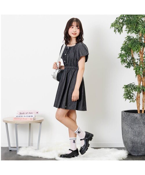 algy（アルジー）の「厚底ローファー（ローファー・キッズ・ブラック・23/22/24）」の4枚目の写真