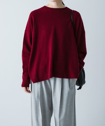 かぐれ（カグレ）の「ラムウールワイドクルーネック（ニット/セーター）」