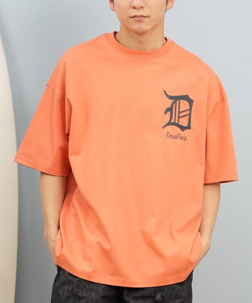 ムラサキスポーツ(ムラサキスポーツ)の「【ムラサキスポーツ限定】DEAR LAUREL/ディアローレル Tシャツ 半袖 抗菌防臭 UVケア 接触冷感 CAL PATCH TEE D25S2105(Tシャツ/カットソー・メンズ・ネイビー/ホワイト/ブラック/オレンジ/サックスブルー/ミント・M/L/XL)」の6枚目の写真