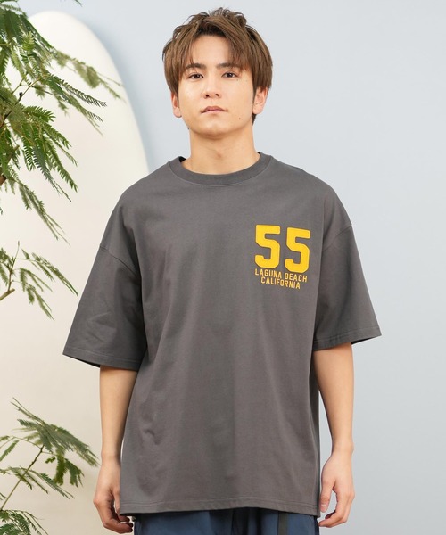 ムラサキスポーツ(ムラサキスポーツ)の「【ムラサキスポーツ限定】DEAR LAUREL/ディアローレル Tシャツ 半袖 抗菌防臭 UVケア 接触冷感 CAL PATCH TEE D25S2105(Tシャツ/カットソー・メンズ・ネイビー/ホワイト/ブラック/オレンジ/サックスブルー/ミント・M/L/XL)」の15枚目の写真