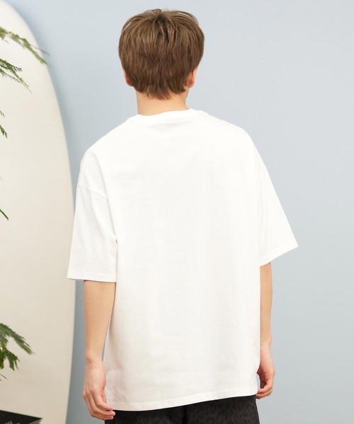 ムラサキスポーツ(ムラサキスポーツ)の「【ムラサキスポーツ限定】DEAR LAUREL/ディアローレル Tシャツ 半袖 抗菌防臭 UVケア 接触冷感 CAL PATCH TEE D25S2105(Tシャツ/カットソー・メンズ・ネイビー/ホワイト/ブラック/オレンジ/サックスブルー/ミント・M/L/XL)」の9枚目の写真