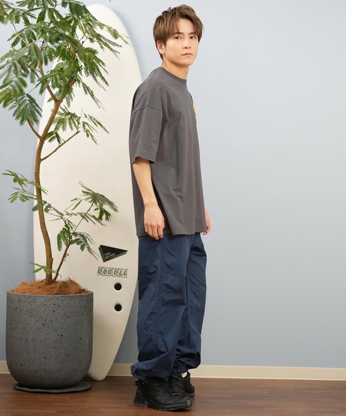 ムラサキスポーツ(ムラサキスポーツ)の「【ムラサキスポーツ限定】DEAR LAUREL/ディアローレル Tシャツ 半袖 抗菌防臭 UVケア 接触冷感 CAL PATCH TEE D25S2105(Tシャツ/カットソー・メンズ・ネイビー/ホワイト/ブラック/オレンジ/サックスブルー/ミント・M/L/XL)」の22枚目の写真