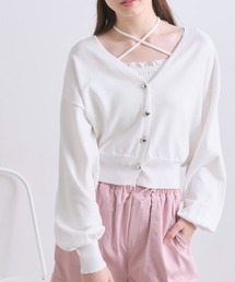 OLIVE des OLIVE | ハートボタンカーディガン(カーディガン/ボレロ)