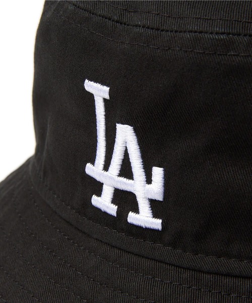 NEW ERA（ニューエラ）の「NEW ERA/ニューエラ Kid's バケット01 ロサンゼルス・ドジャース ミッドロゴ ブラック キッズ ハット 帽子 14392314（ハット・キッズ・ブラック・M/L/L/XL）」の6枚目の写真