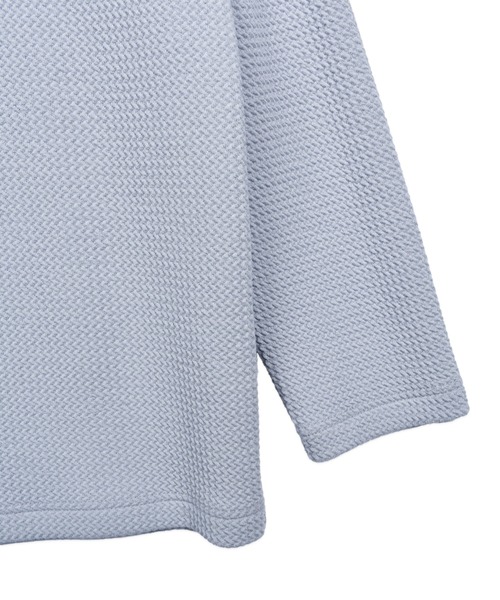 CUSTOM CULTURE(カスタムカルチャー)の「【Custom Culture】Relax Jogger Jersey ジャガードジャージリラックスロングスリーブTシャツ ロンT(Tシャツ/カットソー・メンズ・ブラック/ライトグレー/ベージュ・3/2)」の6枚目の写真