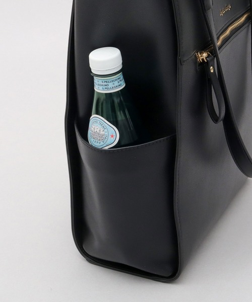 レザー調 ビジネス トートバッグ A4・PC収納対応 ブライトバッグ